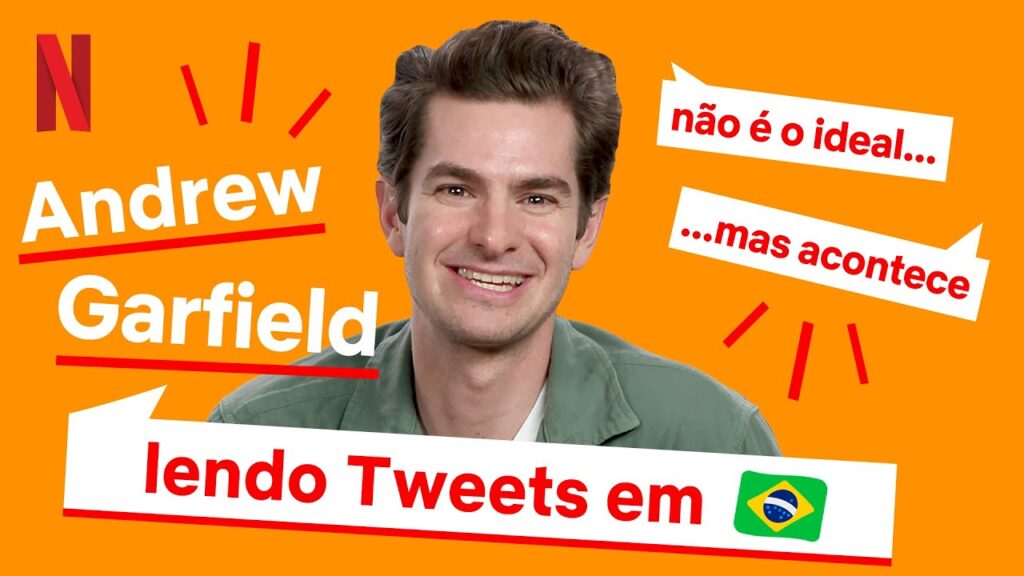 Andrew Garfield lê tweets de fãs brasileiros 1 Andrew Garfield