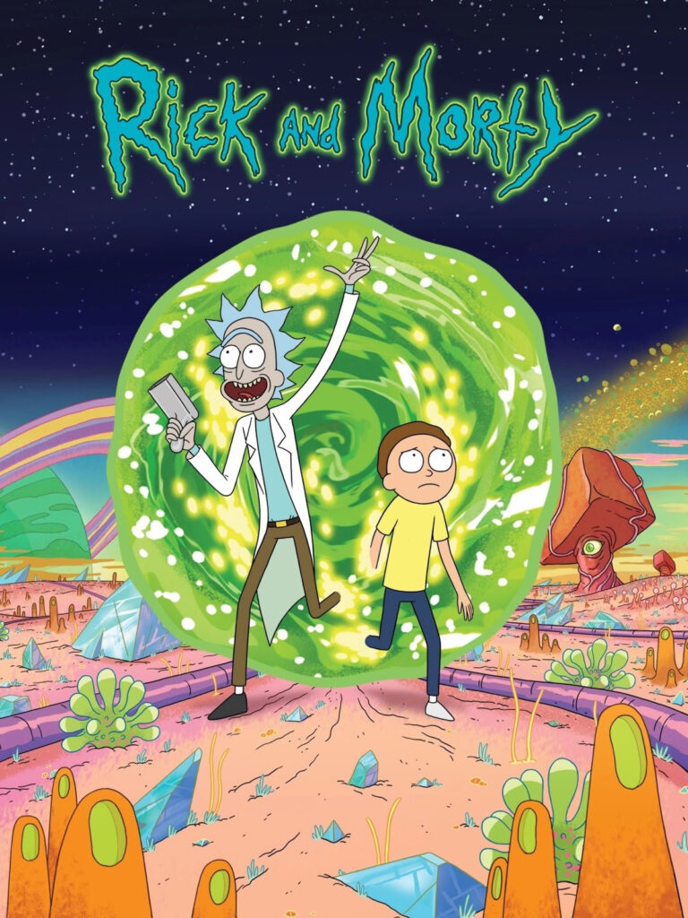 Imagem da animação Rick e Morty 