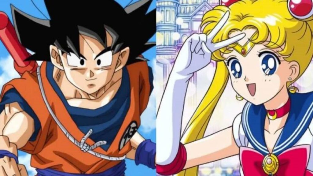 Goku e Sailor Moon