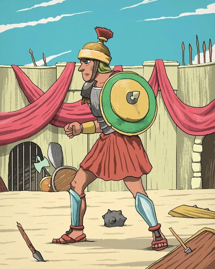 Será que você é capaz? Encontre a espada do gladiador em 10 segundos