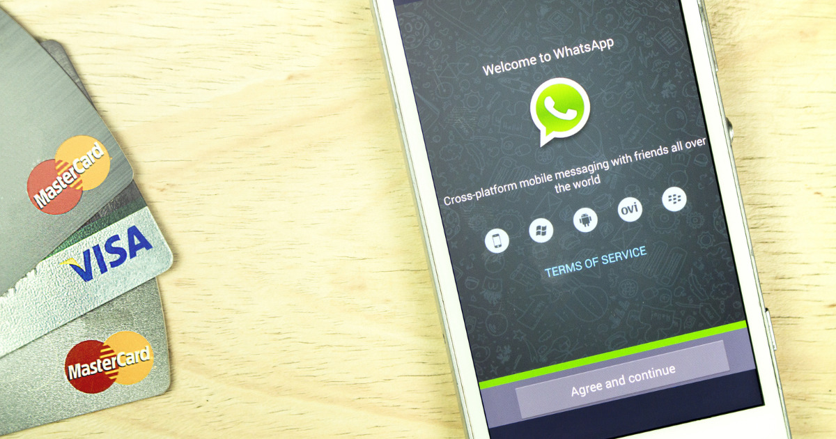 Liberação de pagamentos no WhatsApp