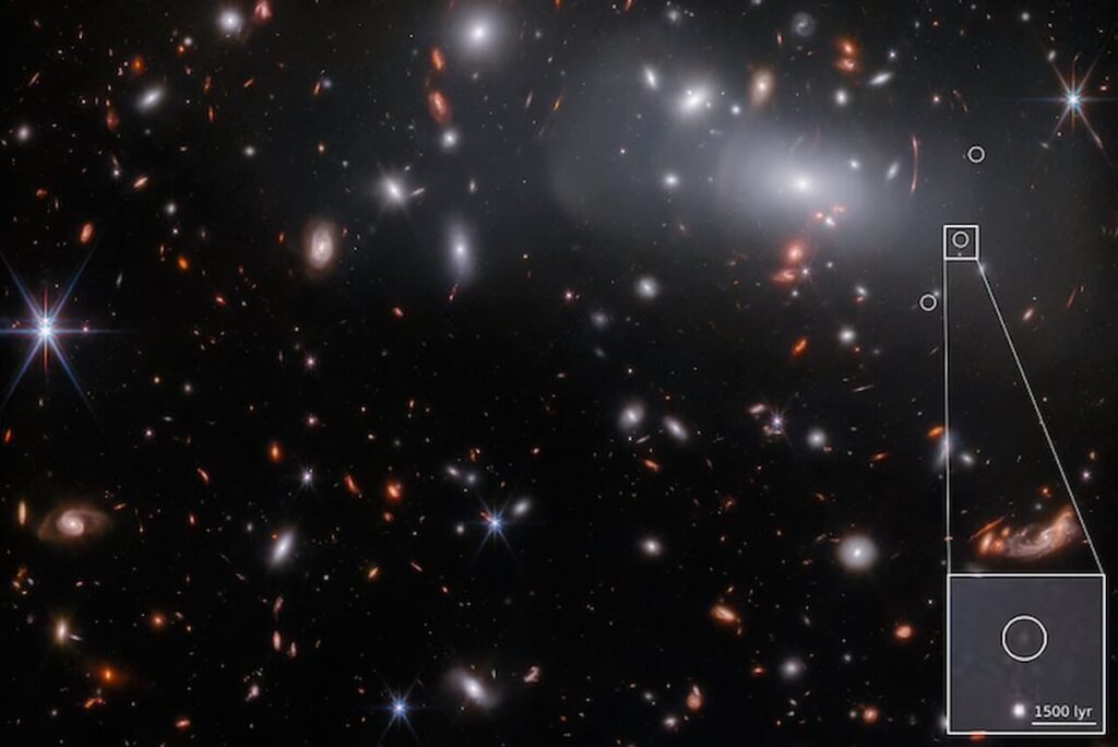 La galaxia compacta de James Webb