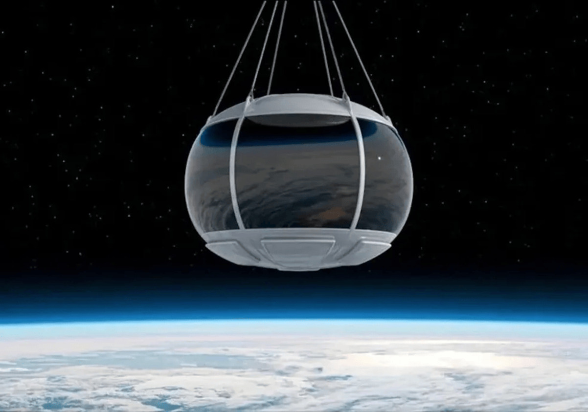 Jantar em balão espacial levará clientes à estratosfera!