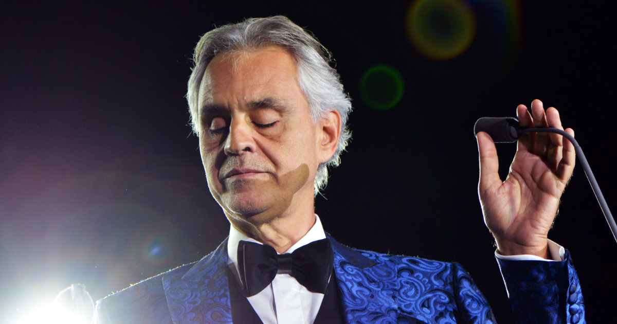 Novo show de Andrea Bocelli no Brasil em 2024.