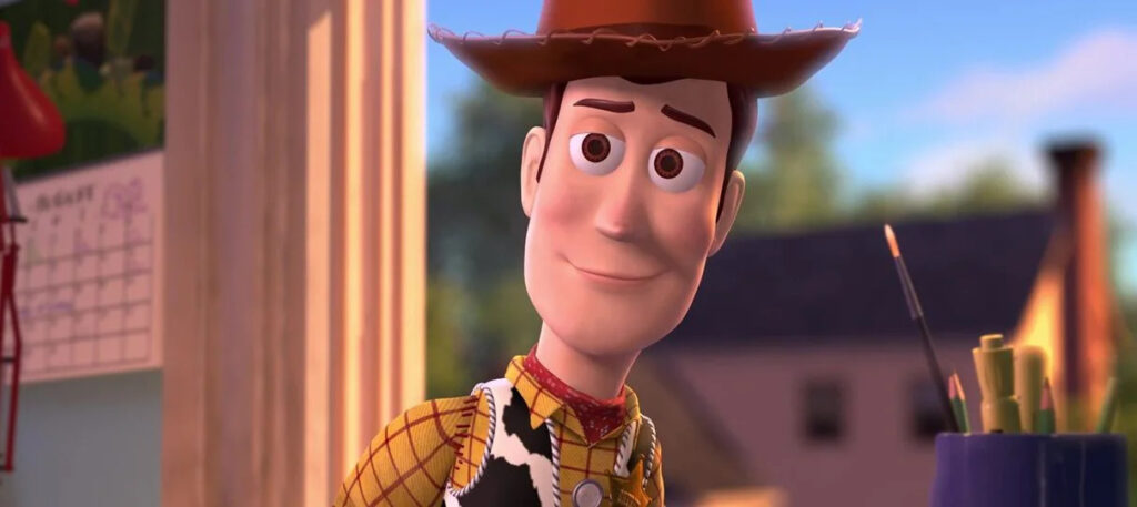Tom Hanks faz a voz de Woody
