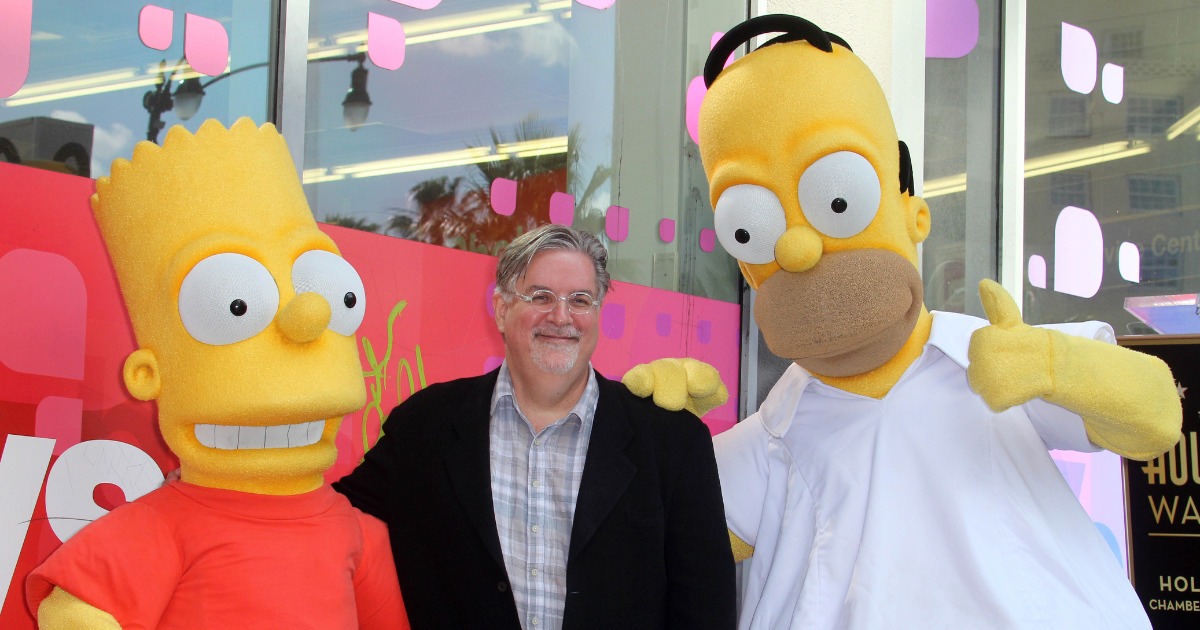 Matt Groening produtor de 'Os Simpsons'.