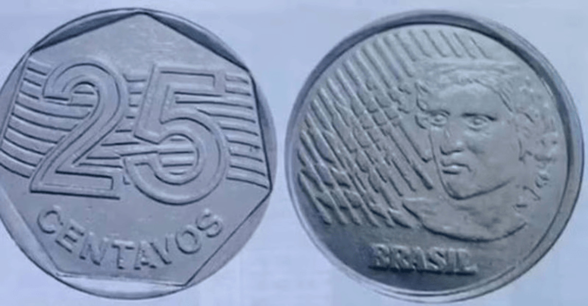 Small details turn a 25-cent coin into a treasure worth R$3,000!