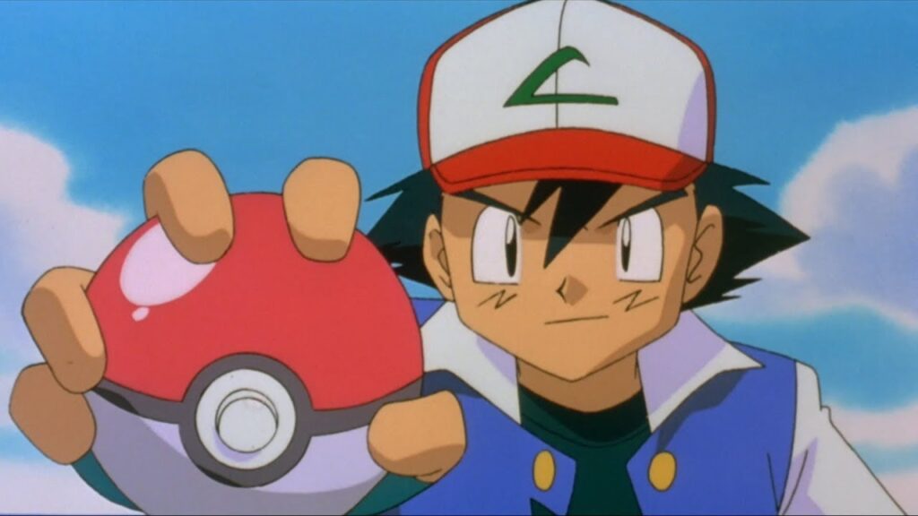 Ash, treinador Pokémon.