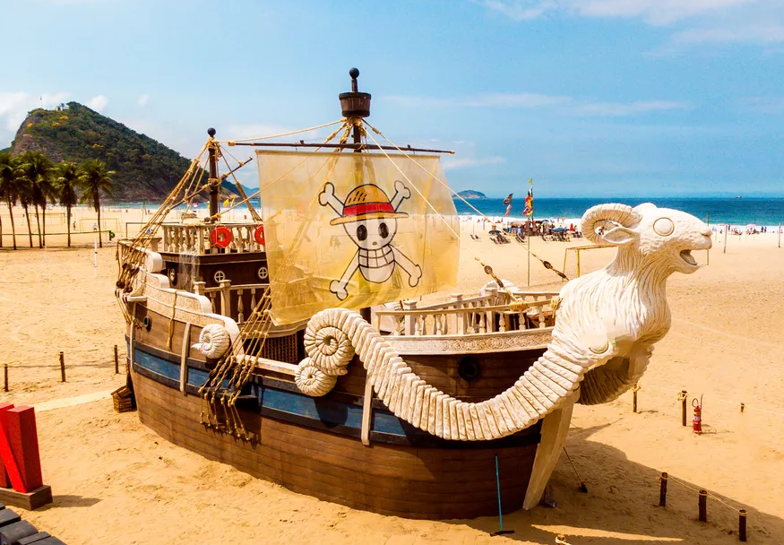 One Piece na Vida Real: Embarque no Going Merry em Copacabana - Nerd  Connection