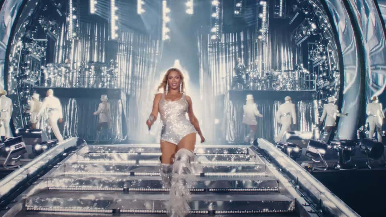 Beyoncé arrives to rock the big screen