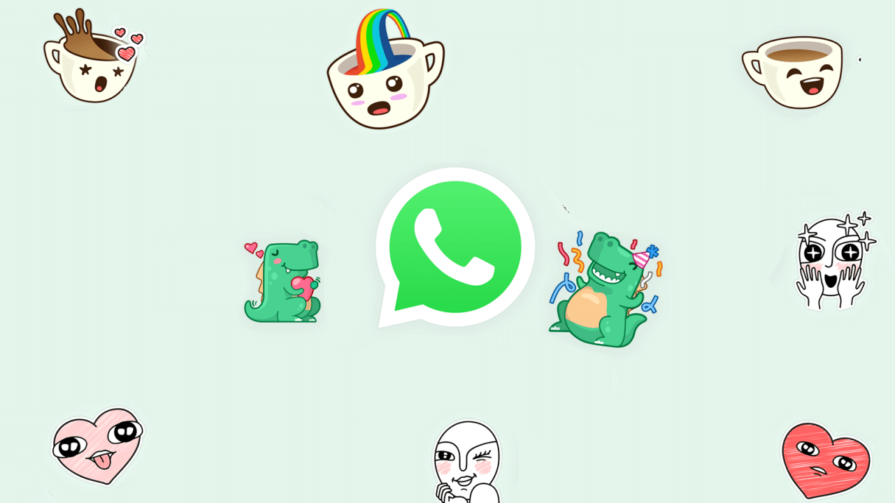 The tutorial for creating stickers without apps is successful;  look