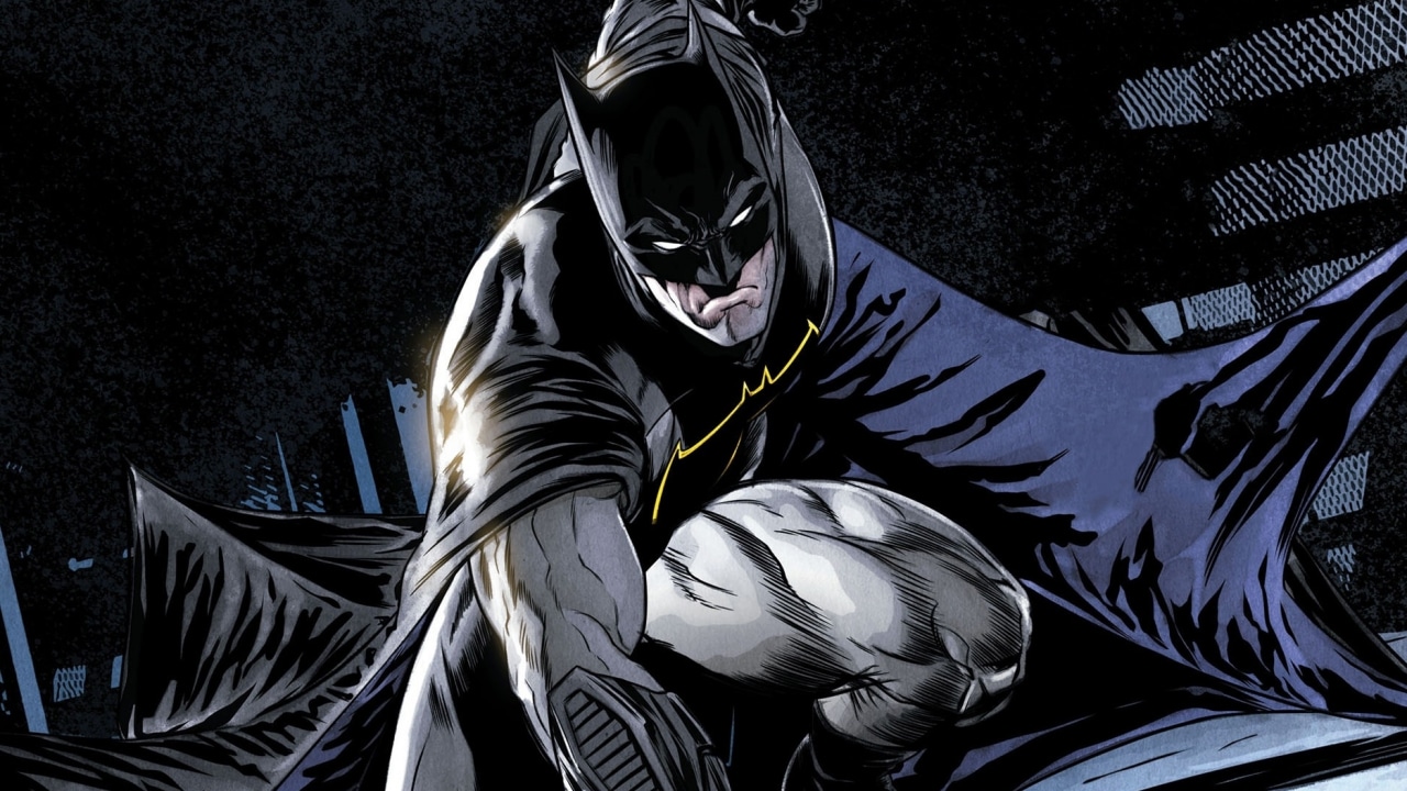 How and why does Batman suddenly appear and disappear?